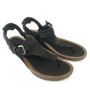 Teva Mahonia 3 Point Sandals Black New Without Box